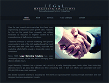 Tablet Screenshot of legalmarketingsolutions.com